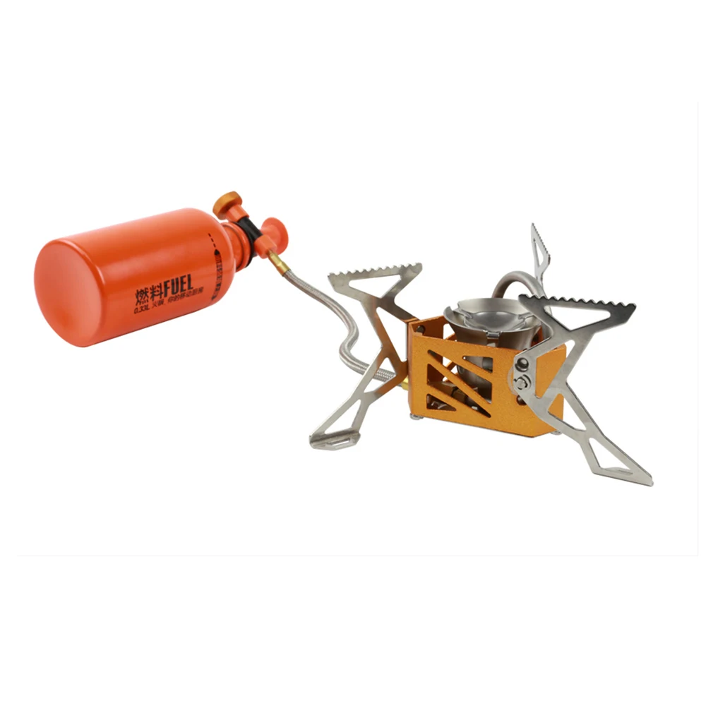 

Licht Gewicht Outdoor Bbq Picknick Camping Split Olie Benzine Fuel Stove, Orange