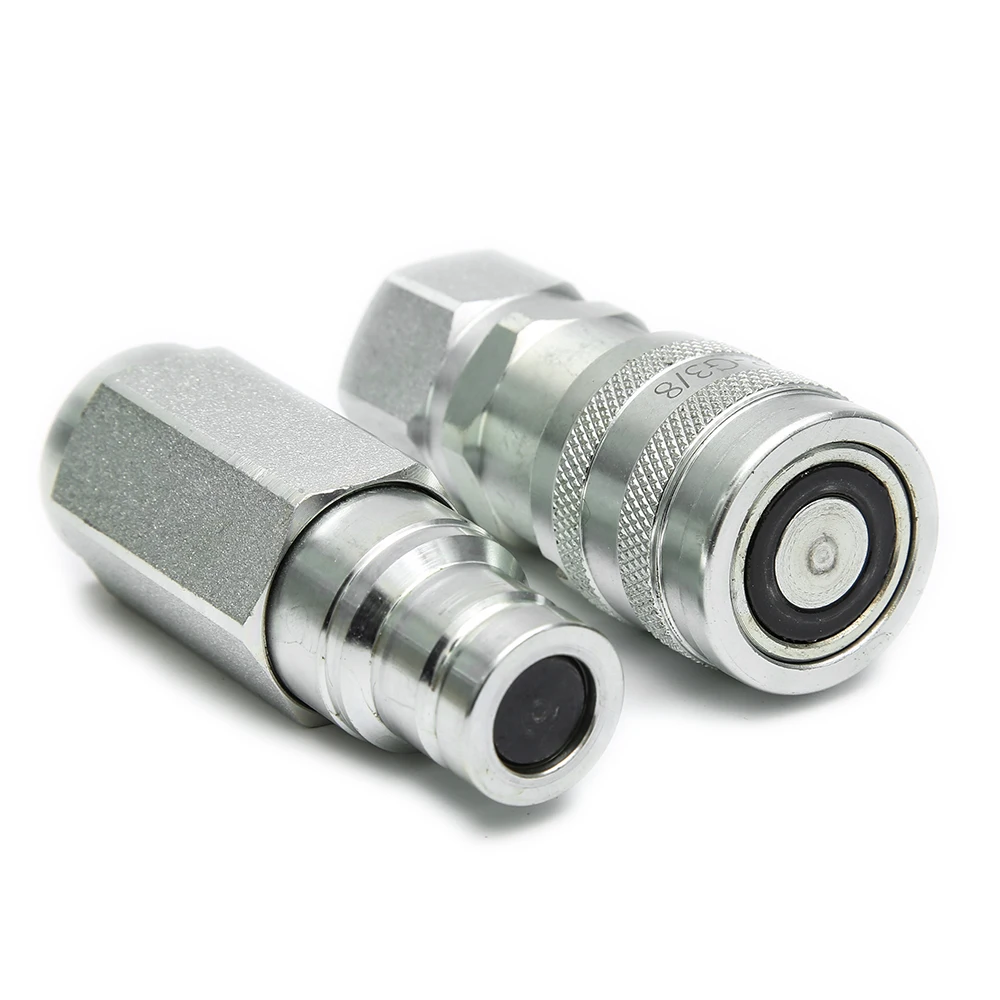 Flat Face Hydraulic Quick Coupling Interchange Skid Steer Loader Mini