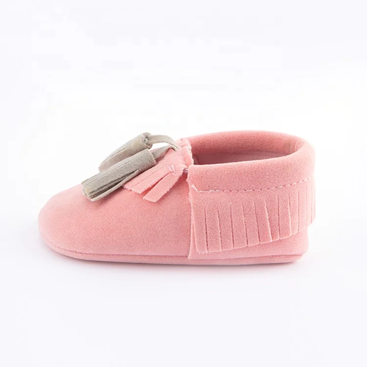 
New Arrival Tassel Suede Baby Moccasins For Girls 