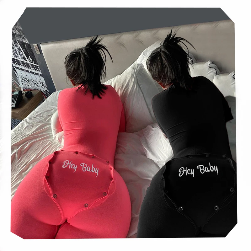 

OXGIFT wholesale buttflap onesie with butt flap for women