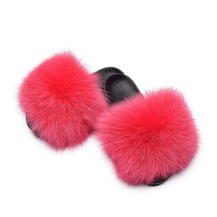 

Quick Shipping Wholesale price designer fur slides fur slides wholesale fluffy