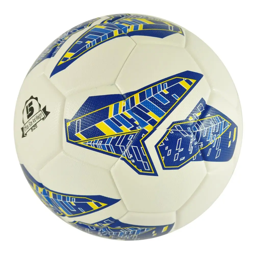 
ball sporting goods train ballon de foot en cuir futsal customized Laminated thermal bonded soccer balls footballs 