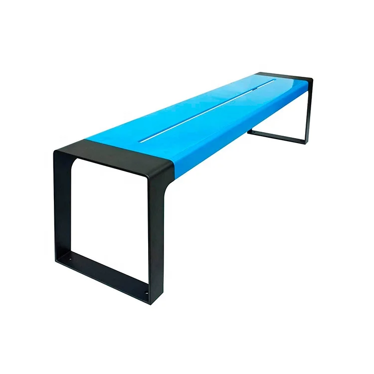 
New Design Metal Bench Outdoor Urban steel seating Park Public Bench 