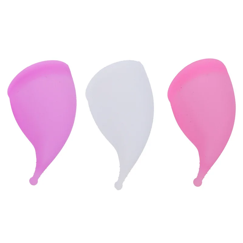

ROHS 100% Medical Grade Silicone Menstrual Cup Soft For Feminine Menstrual Period Spill-proof Organic Foldable Reusable Cup, Customizable