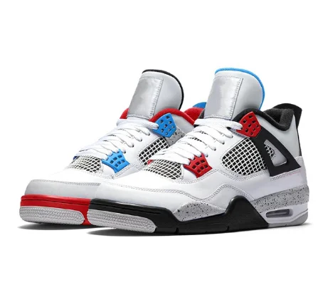 

Mens Basketball Shoes 4s 4 Loyal Blue Bred Cool Grey black White Cement men trainer sports sneakers