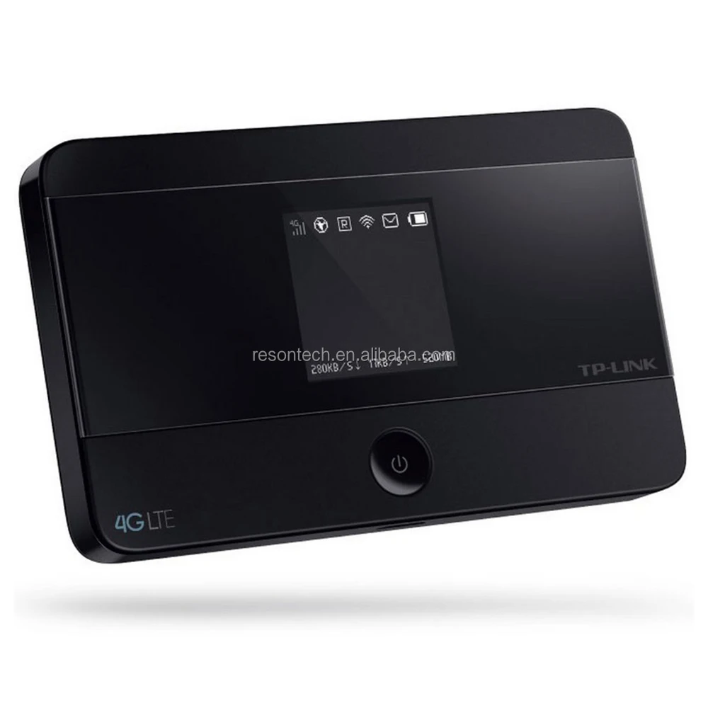 

CAT4 150Mbps TP-LINK M7350 Advanced 4G LTE Hotspot Mobile WiFi Router Support 8 Hours Long Lasting Battery, Black