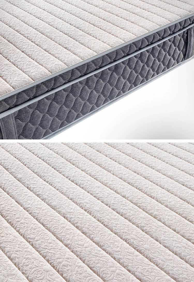RAYSON Manufacture Good Quality Material Pocket Spring Mattress Euro Top Pocket Spring Mattress Roll Up In A Box