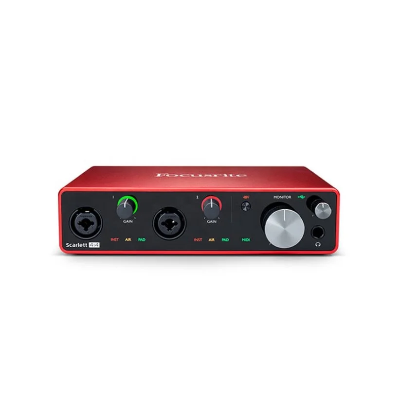 

Professional Carte Son Sound Card Studio Recording With Great Price, Red