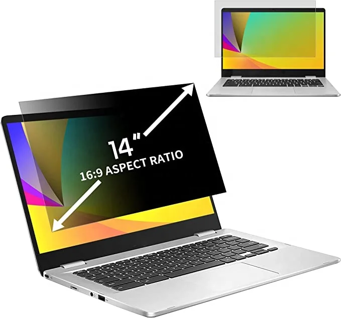 

New Arrival Anti-Scratch Waterproof Film Removable Privacy 14 inch Laptop Anti Peep Screen Protector