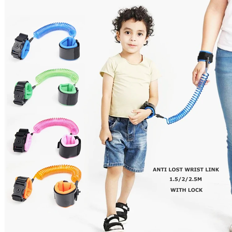

Anti Lost Strap Toddler Safety Harness Kid Link Walking Rope Child Wrist Leash with Lock