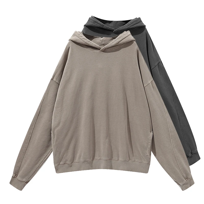 

2021 Popular Products Acid Wash Hoodie Vintage Wash Hoodie Wash Black Hoodies