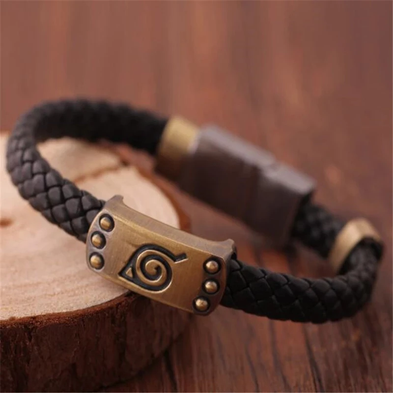 

Anime Naruto Knit Bracelet Cosplay Costumes Accessories Props Black Punk Bracelets China Manufacturer, Picture shows