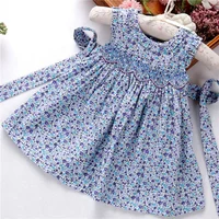 

toddler smocked dresses for girl handmade floral ruffles flower kids dresses boutiques baby clothes yellow c91018530