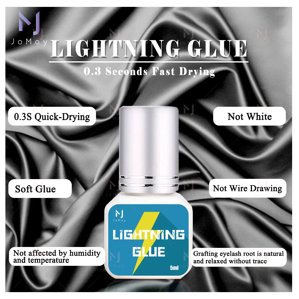 

JTFIL lashes with glue popular high quality lash adhesive eyelashes extensions glue, Black