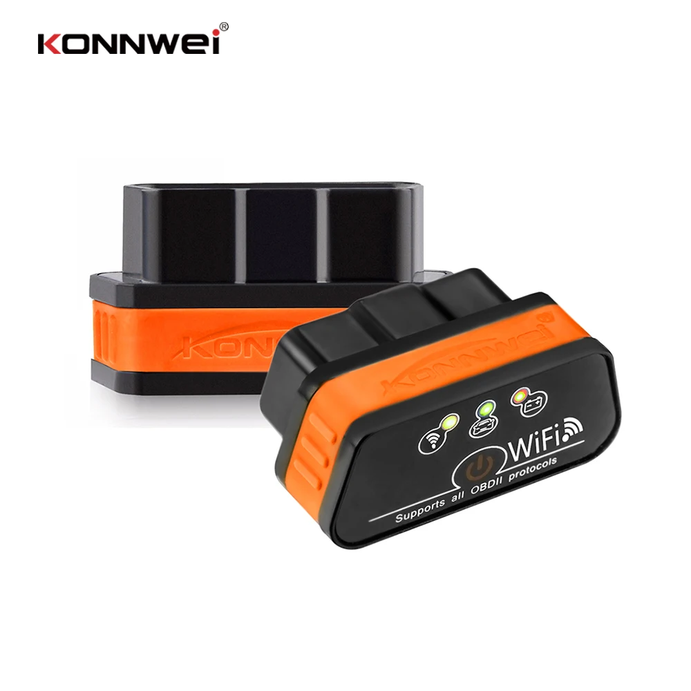 

2024 KONNWEI KW901 WIFI OBD2 Car Diagnostic Scanner Automotivo Engine Code Reader Mini Tester Wireless Fault Tool For ELM327