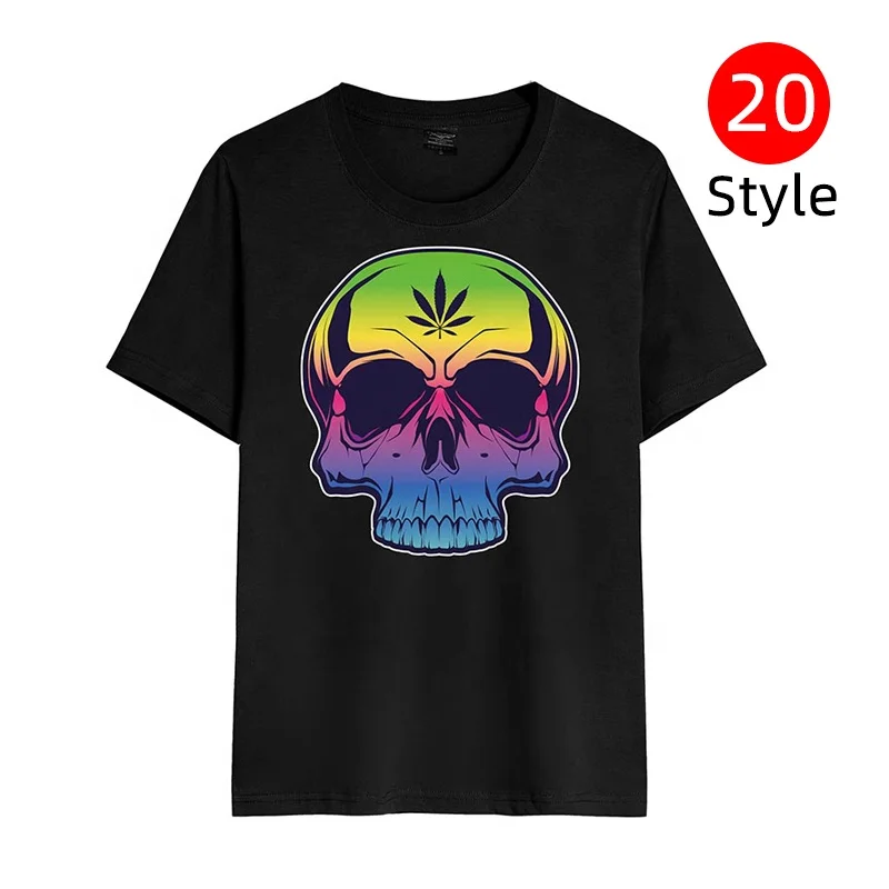 

New 2021 Summer Latest Design Pattern Print Man Blank Plain T Shirts Comfort Round Neck Men Custom Tee Shirt Printing