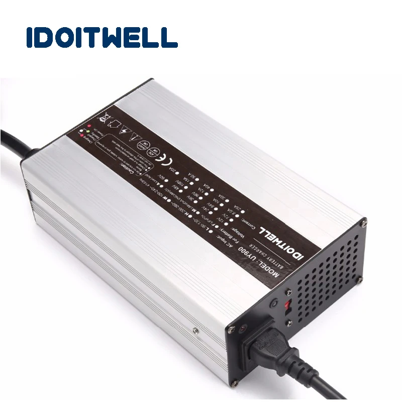 

Professional custom 24V 25A batery pack charger ROHS CE smart 24v charger for AGV Robot wheelchair e rickshaw battery pack