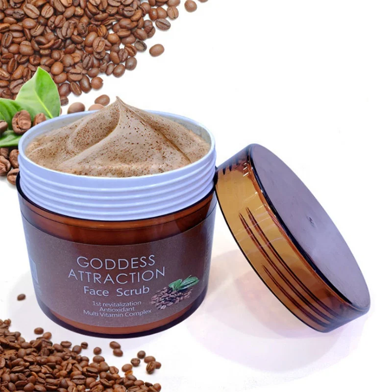 

500g Coffee Scrub Moisturizing Exfoliating Deep Cleansing Facial Body Scrub Particles Rich In Hyaluronic Acid Caffeine Glycerin