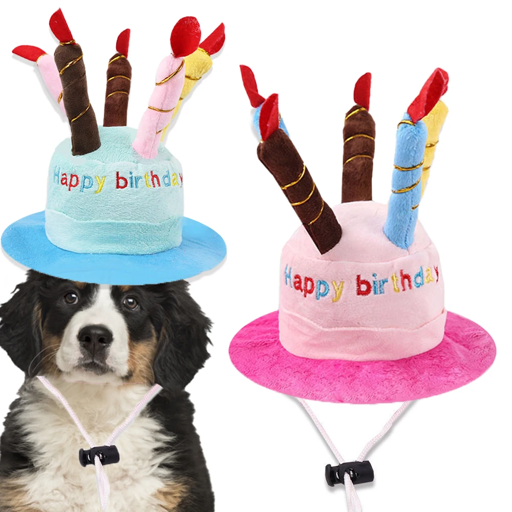 

2023 hot sale fashion comfortable soft Cute funny pet apparel accessories dog cat birthday hat