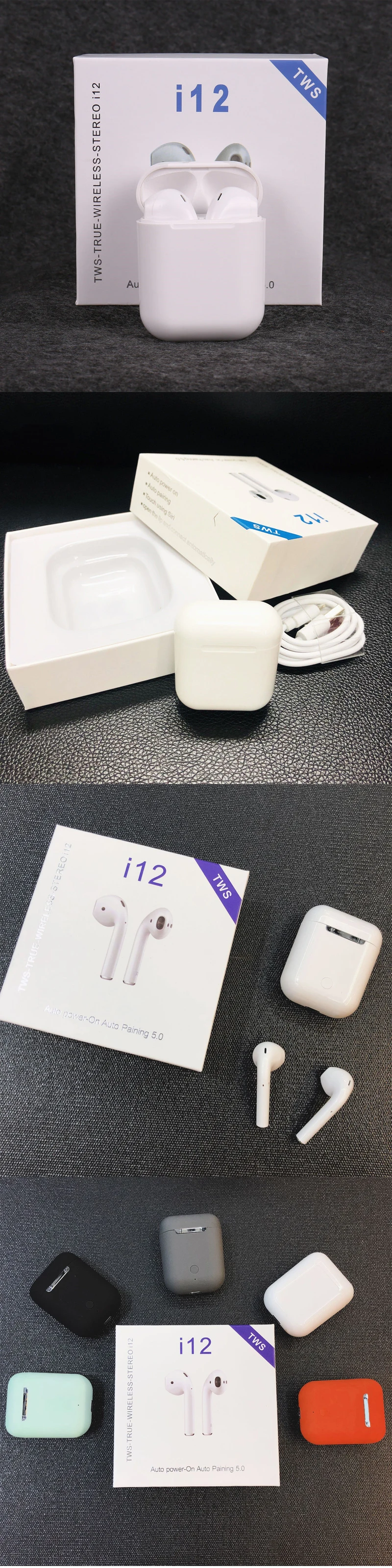 Best Price ear pods i12 bluetooth earphone with cheap - ANKUX.COM