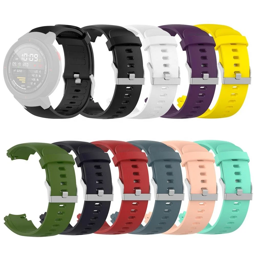 

Sports Silicone Watchband Bracelet for Xiaomi Huami 3 Amazfit verge Watch Strap Replacement Band Belt Wrist, Many