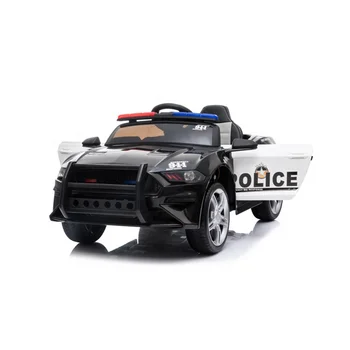 electric ride on police car