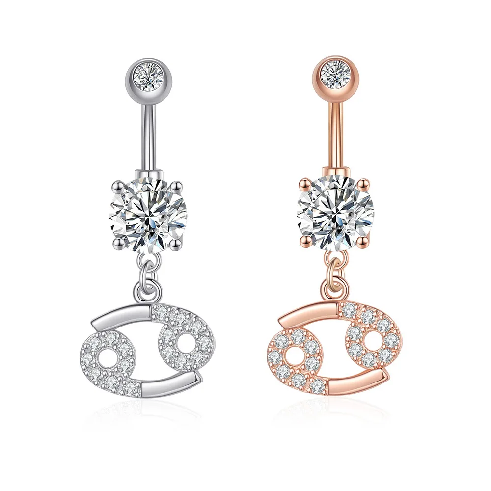 

Sagittarius Zodiac Sign Astrology Dangle Piercing Bar Navel Belly Button Barbell Ring Beach Body Jewelry