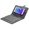 ENKAY 80-Keys Wired Keyboard Leather Mobile Phone Protective Case with Holder for Android Tablet
