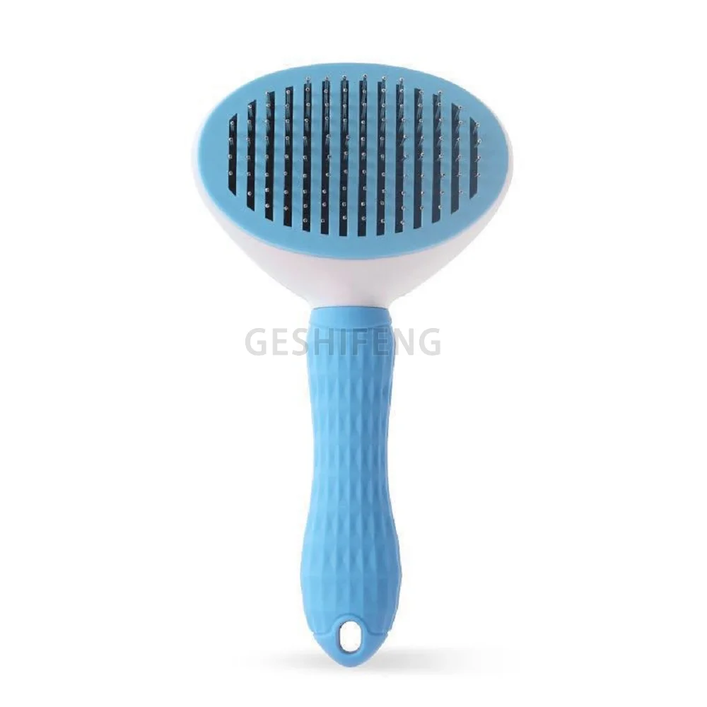 

Pet Comb Dog Hair Brush Dog Hair Open Knit Comb Pet Supplies Deshedding Brush Pets Plastic Comb, Pink/blue