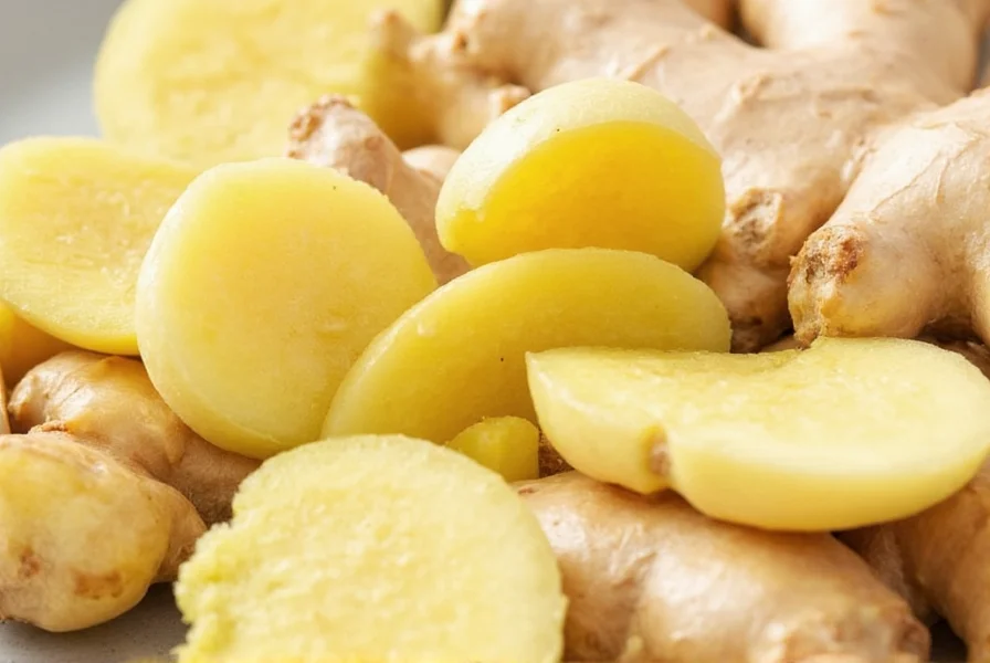 Chef grating aromatic ginger into a traditional Thai curry
