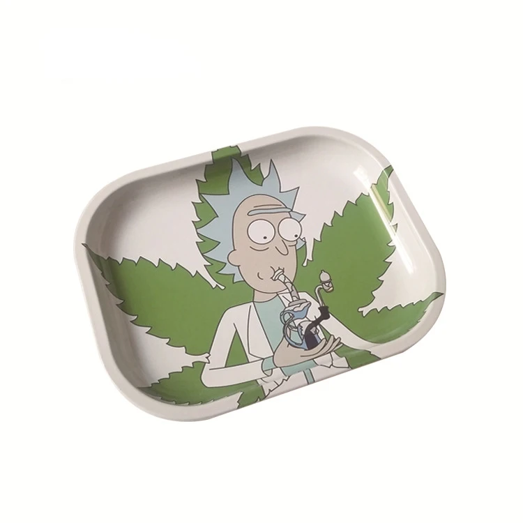 Big Size Custom Rolling Tray With Lid In Serving Tray Plain