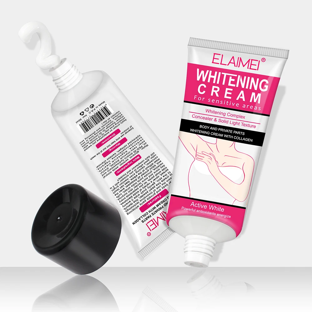 
Body Whitening Cream for Armpit, Elbow, knee, Sensitive Areas Whitens Nourishes Repairs and Restores Skin 
