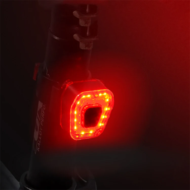 

USB Rechargeable Bicycle Taillights Waterproof 5 Modes Red Strobe 14*0603 Lamp Warning LED Bike Rear Light