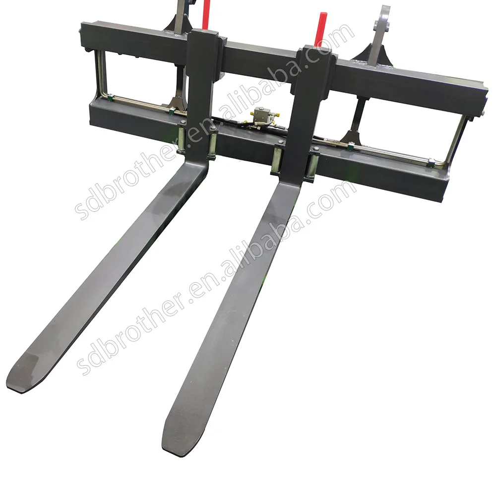 Skid Steer Loader Sideshift Pallet Fork,Low Profile With Internal
