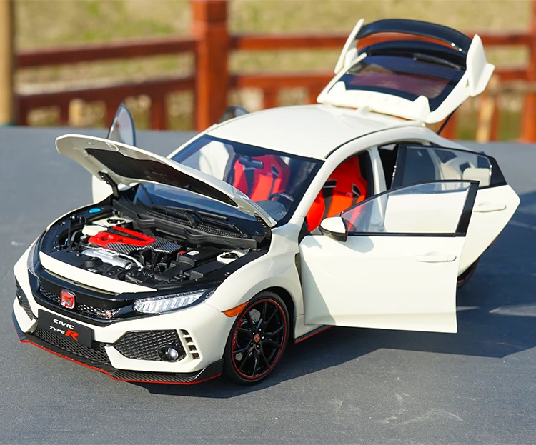 

Zhengfeng 1/18 original factory Diecast Alloy Model car Honda Civic TYPE R 2020 for gift and collection