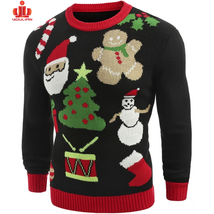 

Unisex Hot Sale Knitted Christmas Ugly Jumper  Winter Acrylic Christmas Sweater, N/a