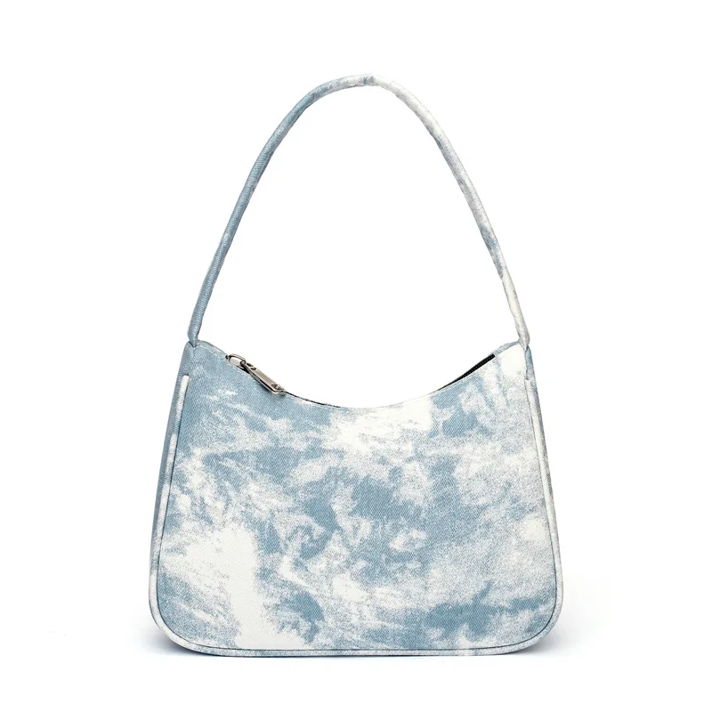 

Cheap canvas bag new stylish fashion shoulder bag Tie-Dye Canvas Mini Purse For Girls Wholesale Hobo Shoulder Bags, Custom