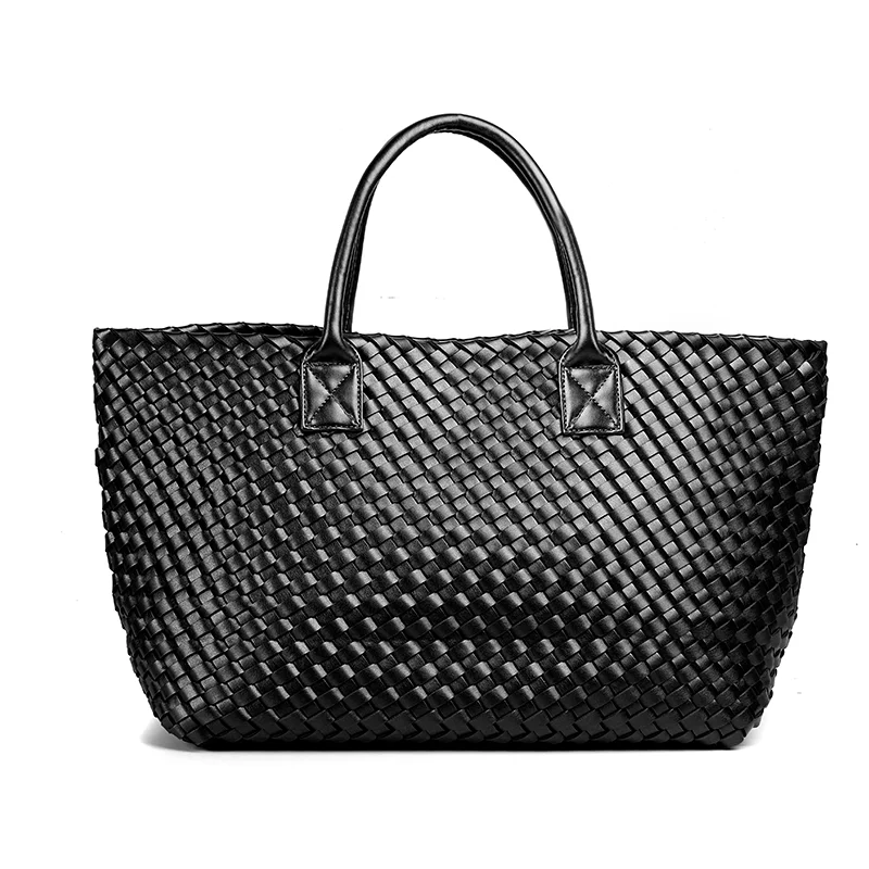 

2021 Customization New Arrival Large Capacity Lady hand-made Tote Hand Bag shopping bag Women Handbags Set Woven Tote Bag