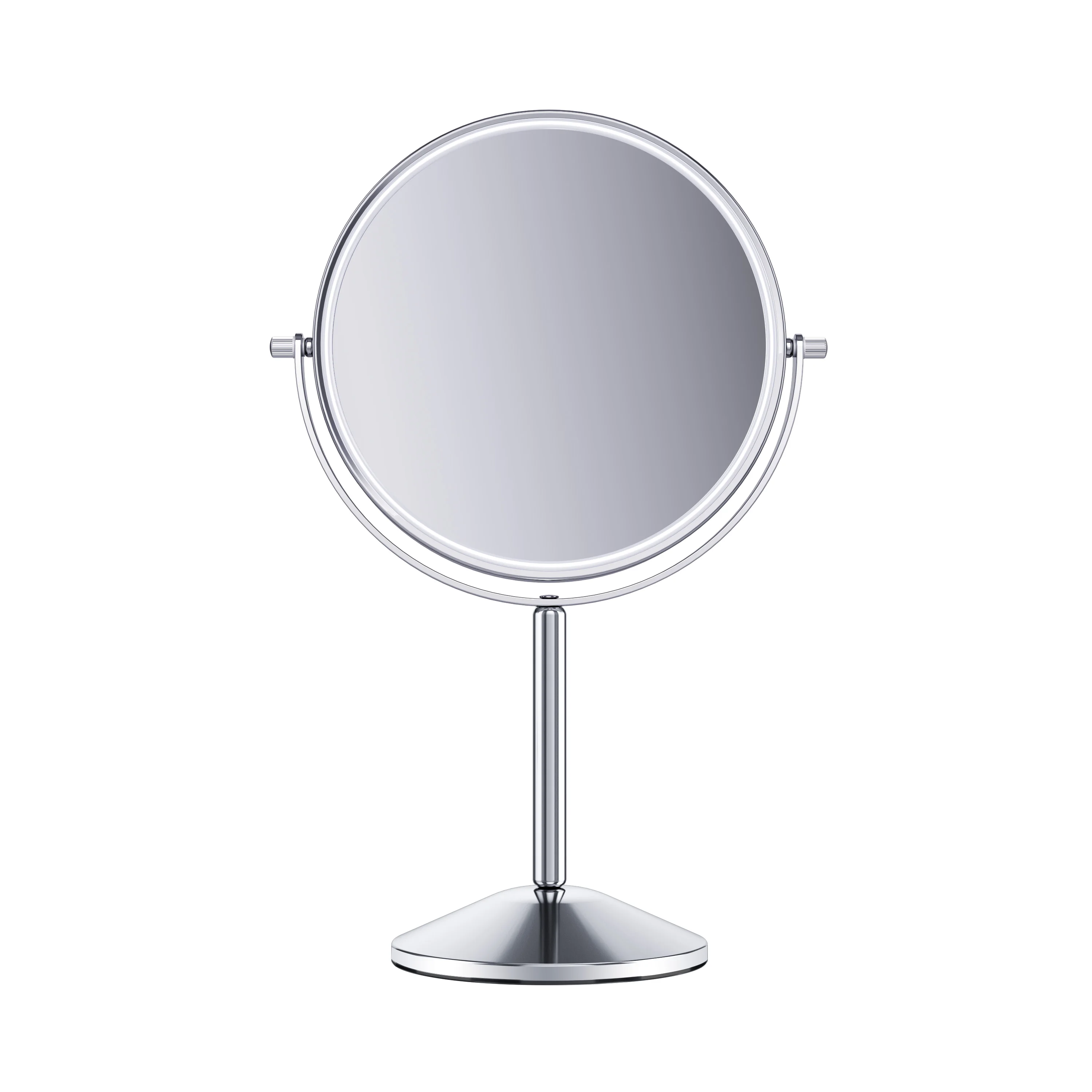 Mirror Furniture 8 Inch Tall Table Standing Pivot Face Mirror For Women and Men