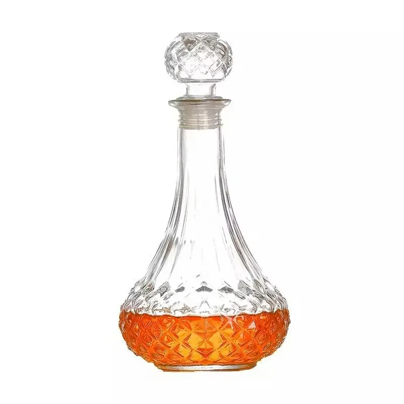 

YIDING Hot bar BPA free eco whiskey decanter glass red wine whisky globe decanter bottle Wholesale barware sets, As is or customized