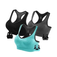 

Wholesale Racerback Padded High Impact Gym Fitness Workout Seamless Ladies Sports Bras in stock