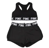 

Comfortable Pack Sports Bra with Hoodie and Shorts Set Women Sport wear