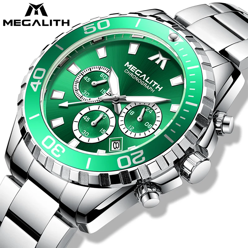 

Relogio Masculino Megalith Private Label Brand Man Hand Wristwatches Quartz Watches Men Wrist Custom Logo Luxury Men Watch