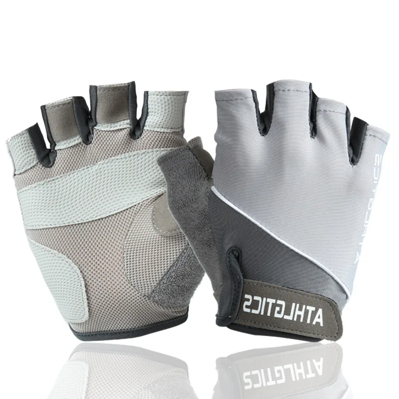 

Non Slip Sun Screen Cycling Glove Fitness Quick Drying Racing Gloves Logo Custom, Black/sand/army green