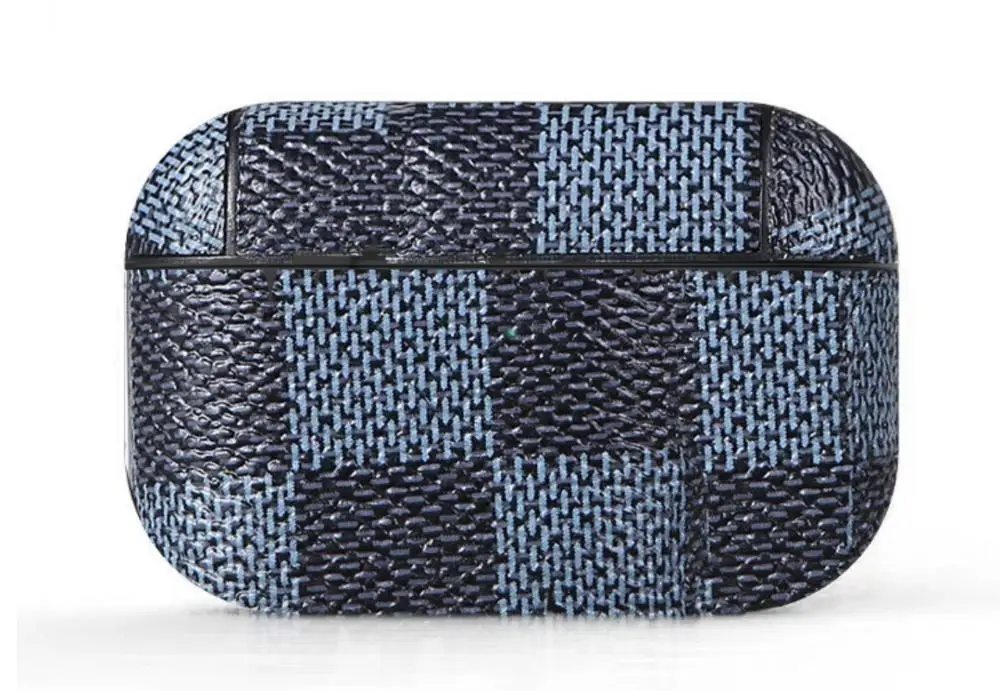 
Premium Leather Protective Skin Shockproof Case Cover for New AirPods Pro Leather Case 2019 Front LED Visible Support Wireless 