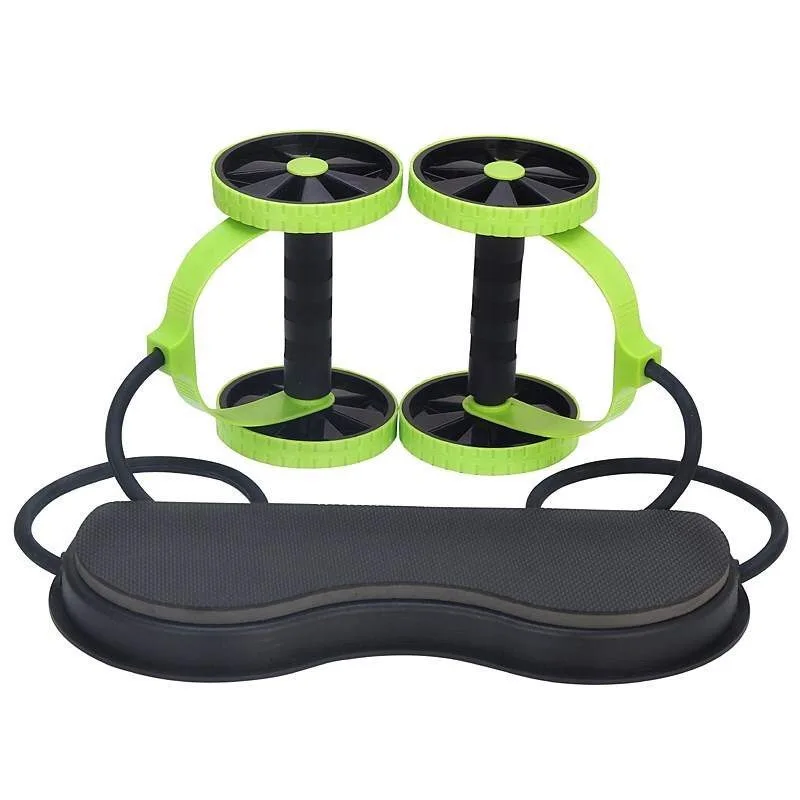 

Amazon Hot Products Multi-function Rally Rope Abdominal Wheel Muscle Training Wheel Revoflex Xtreme, Green