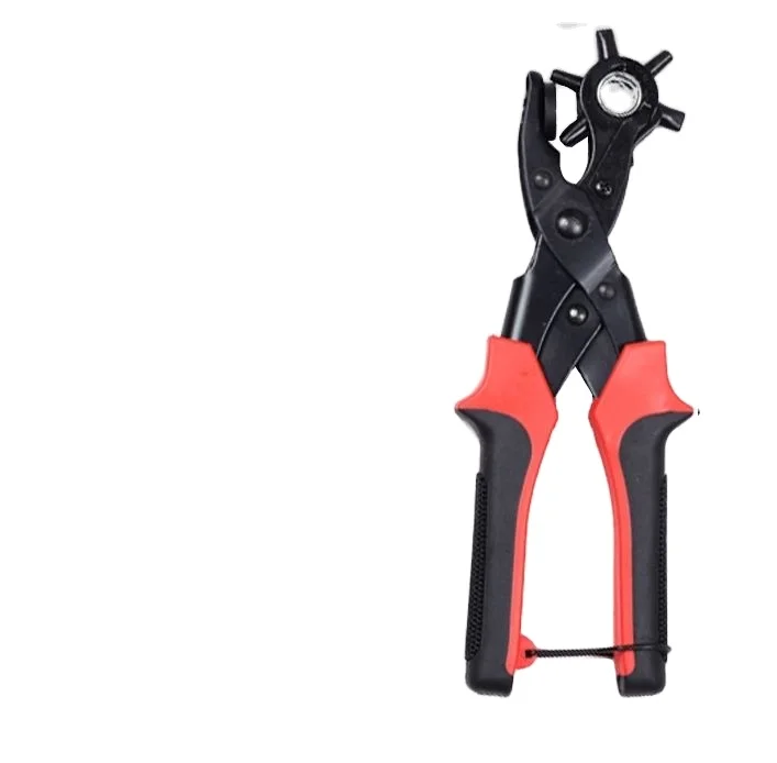 

Belt puncher punching pliers multi-function eye puncher punching punching manual tool belt round hole flat pliers