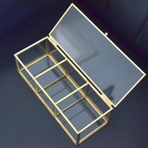 Image of Cloth Toy Drawer Closet Dresser Organizer Foldable Large wholesale glass box canvas collapsible storage bin with dividers & lids