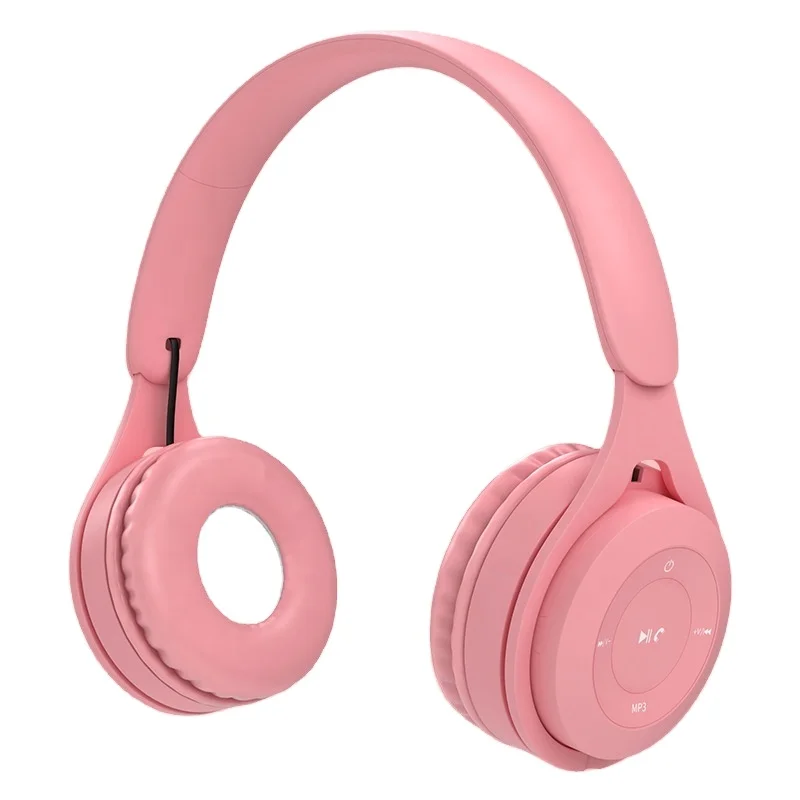 

Cheap Y08 over ear music headphones with microphone headsets TF card support colorful wireless headphones for girls