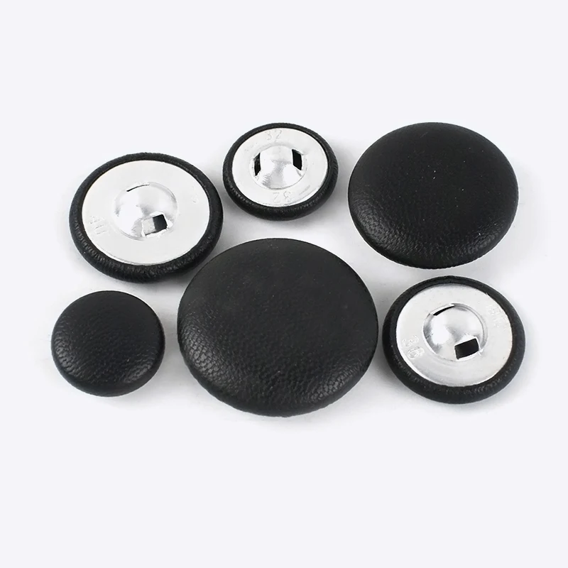 

Meetee BD227 Premium Leather Dark Eye Bag Button Clothing Sewing Accessories Casual Windbreaker Buttons